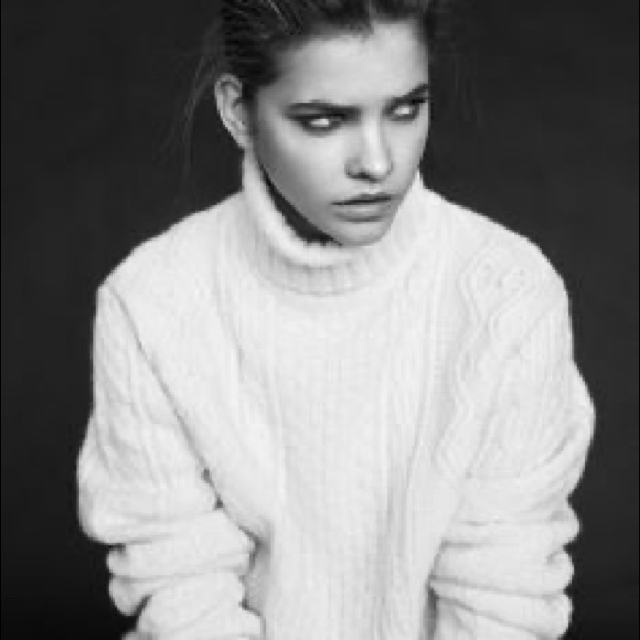 Zara Sweaters Zara Cream Color Knit Ivory T Neck Sweater Poshmark